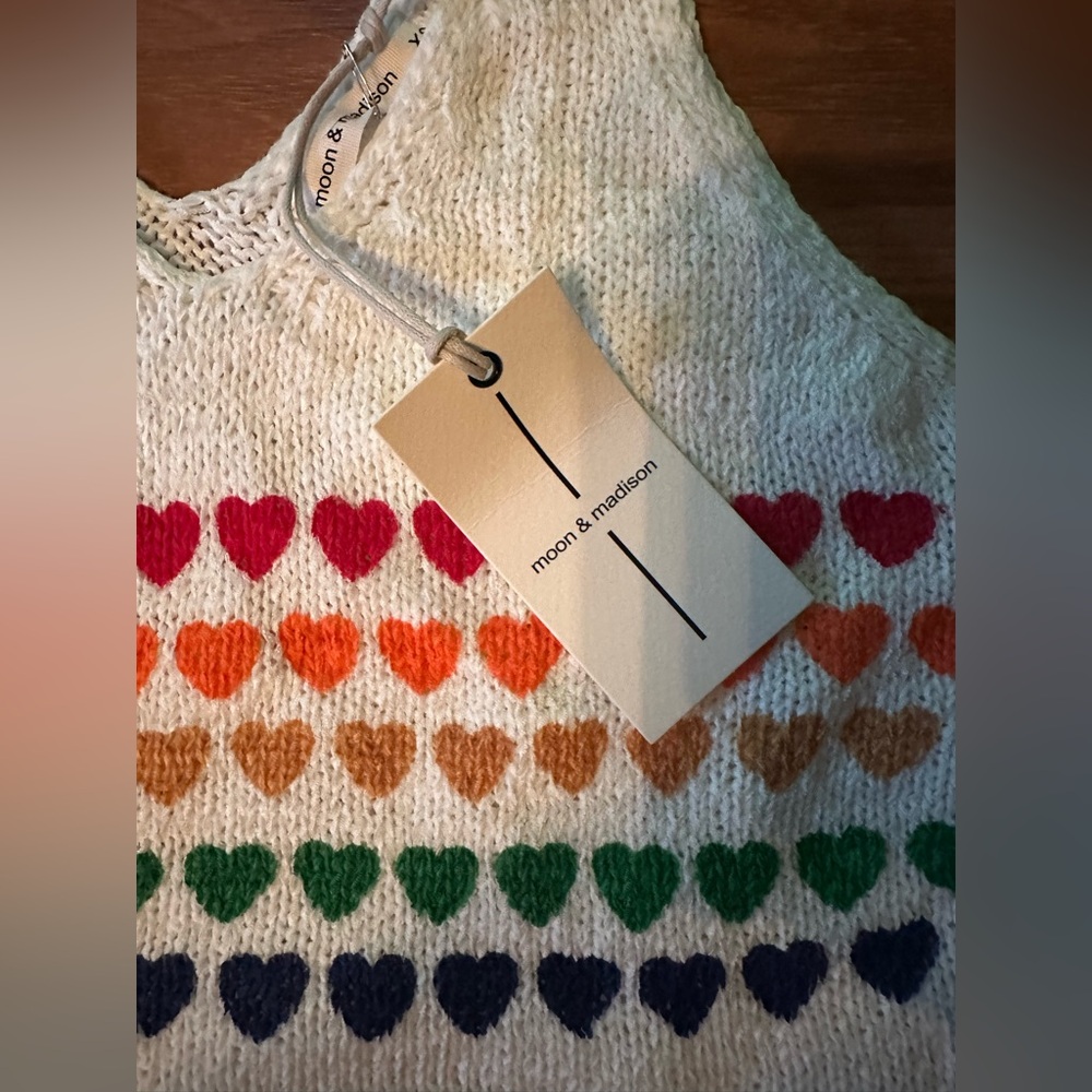 NWT Moon 🌙 & Madison ❤️ sweater tank size XS - Picture 4 of 5